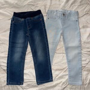 Cat & Jack Kids' Blue and‎ Light Blue Jeans Set